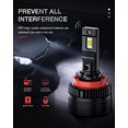 thumbnail image 5 of Nilight A9 H11 LED Bulbs 100W 20000lm H11 / H9 / H8 LED Bulbs H11 Low Beam / H9 High Beam 700% Super Brighter 6000K Cool White 2-Pack, 5 of 6