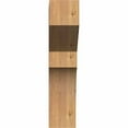 thumbnail image 2 of 4"W x 10"D x 18"H Mediterranean Rough Sawn Corbel, Western Red Cedar, 2 of 9