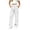 White, variant on Xdegoge Tween Girls Wide Leg Cargo Sweatpants High Waisted Baggy Lounge Pants with Pockets Elastic Waist Y2K Casual Streetwear Workout Trousers