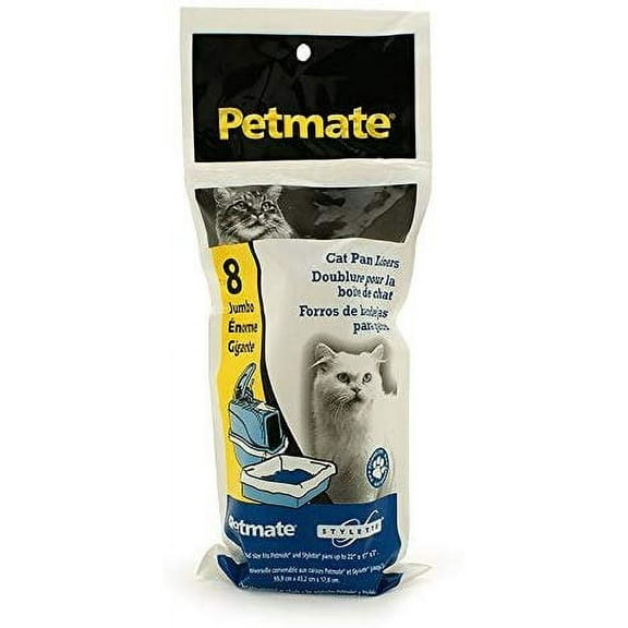 Petmate 8 Count Liners Cat Pan, Jumbo