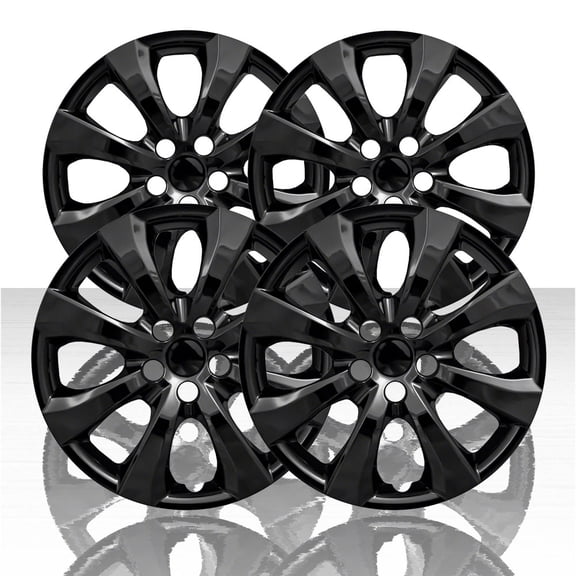 Set of 4 16" Wheel Covers for 2020-2025 Toyota Corolla - Gloss Black