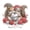 Squirrel Couple, variant on FLOPESN DIY Dot Diamond Painting Art, with exquisite and sparkling patterns measuring 9.84x9.84in, made of acrylic material suitable for home and desktop decoration