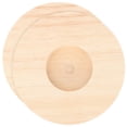 thumbnail image 4 of OULII 2pcs Wood Base Lamp Coffee Round Display Stand for Events, 4 of 8