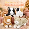 thumbnail image 5 of MorisMos 4PCS Plush Cat Toys Set, 16.5in Soft Stuffed Kitten Animals, 5 of 7
