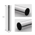 thumbnail image 5 of 4 Pcs 2.36x14.17 inch Stove Pipe Versatile Stainless Steel Flue Chimney Extension Camping Stove Chimney Pipes Compatible with Various Pipes, 5 of 5