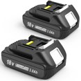thumbnail image 1 of Batería Worthmah de 18 V, 3 Ah, x2 para Makita BL1815 BL1840B, 1 of 6