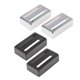 thumbnail image 4 of Sidaley 2 uds cubierta de pastilla de líneas para guitarra eléctrica piezas de accesorios de guitarra negra plateada Cables de audio/vídeo plata, 4 of 6