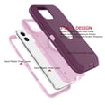 thumbnail image 5 of iPhone 11 Cases, Sturdy Phone Case for Apple iPhone 11 6.1", Tekcoo Full-Body Shockproof Protection Heavy Duty Armor Hard Plastic & Shock Absorption Rubber Rugged Bumper 3-in-1 Case Cover, 5 of 7
