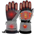 thumbnail image 1 of Heated Gloves Battery Powered Winter Thermal Motorcycle Heating Gloves Waterproof Touch Screen Hand Warmer For Cycling Skiing, 1 of 4