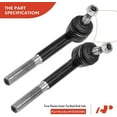 thumbnail image 6 of A-Premium 10Pcs Front Suspension Kit Tie Rod End Ball Joint Compatible with Chevrolet Tahoe GMC Yukon 1995-2000 K1500 Suburban K2500 Cadillac Escalade, 6 of 9