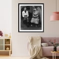 thumbnail image 3 of Historic Framed Print, Silas Simpkins came to woo young Stella Clover Lea, 17-7/8" x 21-7/8", 3 of 9