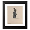 thumbnail image 2 of Francisco Fierro 12x14 Black Modern Framed Museum Art Print Titled - A Monk from the Order of Barbones (ca. 1848), 2 of 5