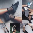 thumbnail image 2 of [SN] Women Girls Trendy Sexy Hollow Mesh Fish Net Breathable Ankle Short Sockspangjing, 2 of 4