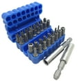 thumbnail image 1 of FineGood 34 Pcs Screwdriver Bit Set, Security Anti-Tamper SAE Metric Hex Tri-Wing Torq Spanner Star Bit with Extension Bit Holder, 1 of 9