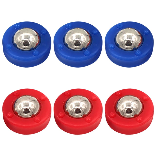 HEANUJJ Rondelles de Shuffleboard Rondelles de Shuffleboard Ensemble Acier 6 Pcs pour une Expérience de Jeu Améliorée