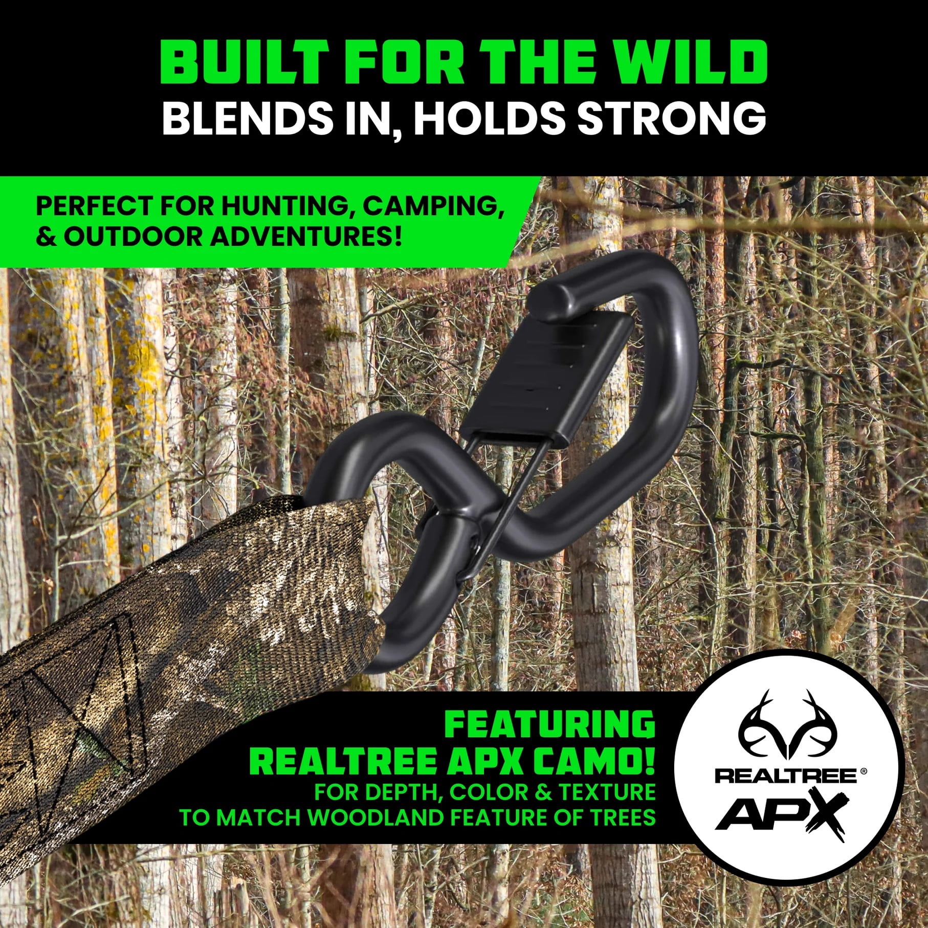 Rhino Camo Retractable Ratchet Straps