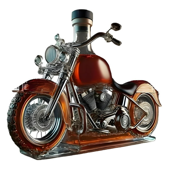 ACDANC Motorcycle Glass Whisky Decanter Bottles Vintage Liquor