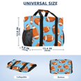 thumbnail image 3 of Large-capacity handheld storage bag Thickened picnic travel bag oversized clothing luggage organizing bag Cartoon Rugby Balls Pattern, 3 of 8