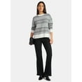 thumbnail image 2 of Time and Tru Women's Fair Isle Pullover Sweater, Midweight, Sizes XS-XXXL, 2 of 5