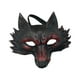 thumbnail image 5 of Máscara de animal de Halloween, accesorios, disfraz de Halloween para fiesta, festival, carnaval Negro Rojo, 5 of 9