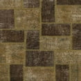 thumbnail image 1 of Ahgly Company Machine Washable Indoor Square Abstract Bakers Brown Area Rugs, 6' Square, 1 of 7
