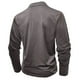 thumbnail image 5 of Blusa y camisa de manga larga con cuello vuelto para hombre, estilo casual, lisa, de manga larga, con cuello vuelto y botones, estilo jersey, para hombre, de poliéster, algodón y poliéster., 5 of 9