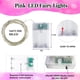thumbnail image 4 of Fairy Lights EXF 50 LED, color rosa, funciona con pilas de 16 pies, paquete de 4, 4 of 6