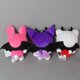 thumbnail image 5 of 10cm Halloween Kawaii Sanrio llavero de peluche dibujos animados Kuromi MyMelody Halloween muñeco de peluche llavero accesorios regalo de cumpleaños juguete, 5 of 5