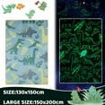 thumbnail image 2 of FRTDNE Glow in The Dark Dinosaur Blanket, Dinosaur Gifts Toys for Girls, Soft Girls Blanket for 1-10 Year Old Girl Birthday Christmas Valentine Gifts Ideas,50x60in, 2 of 7