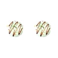 thumbnail image 1 of Bewildely Donuts artificiales modelo simulación PU postre pan pastelería accesorios de fotografía educación temprana rebote lento comida falsa fiesta Verde 2piezas Bewildely CBP587023, 1 of 5