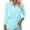 Orange, variant on Tiqkatyck Womens Tops on Sale, Women's 3/4 Sleeve Tops V Neck Button Shirts Casual Basic Tees Blouse Long Sleeve Shirts for Women, Polo Shirts for Women Army Green L