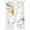 White, variant on Bees Branches Sheer Curtains 96 Inch Length 2 Panels Set, Farmhouse Spring Botanical Watercolor Voile Window Treatment Semi Sheer Long Curtains Drapes for Bedroom/Living Room/Kitchen 52"x96"x2