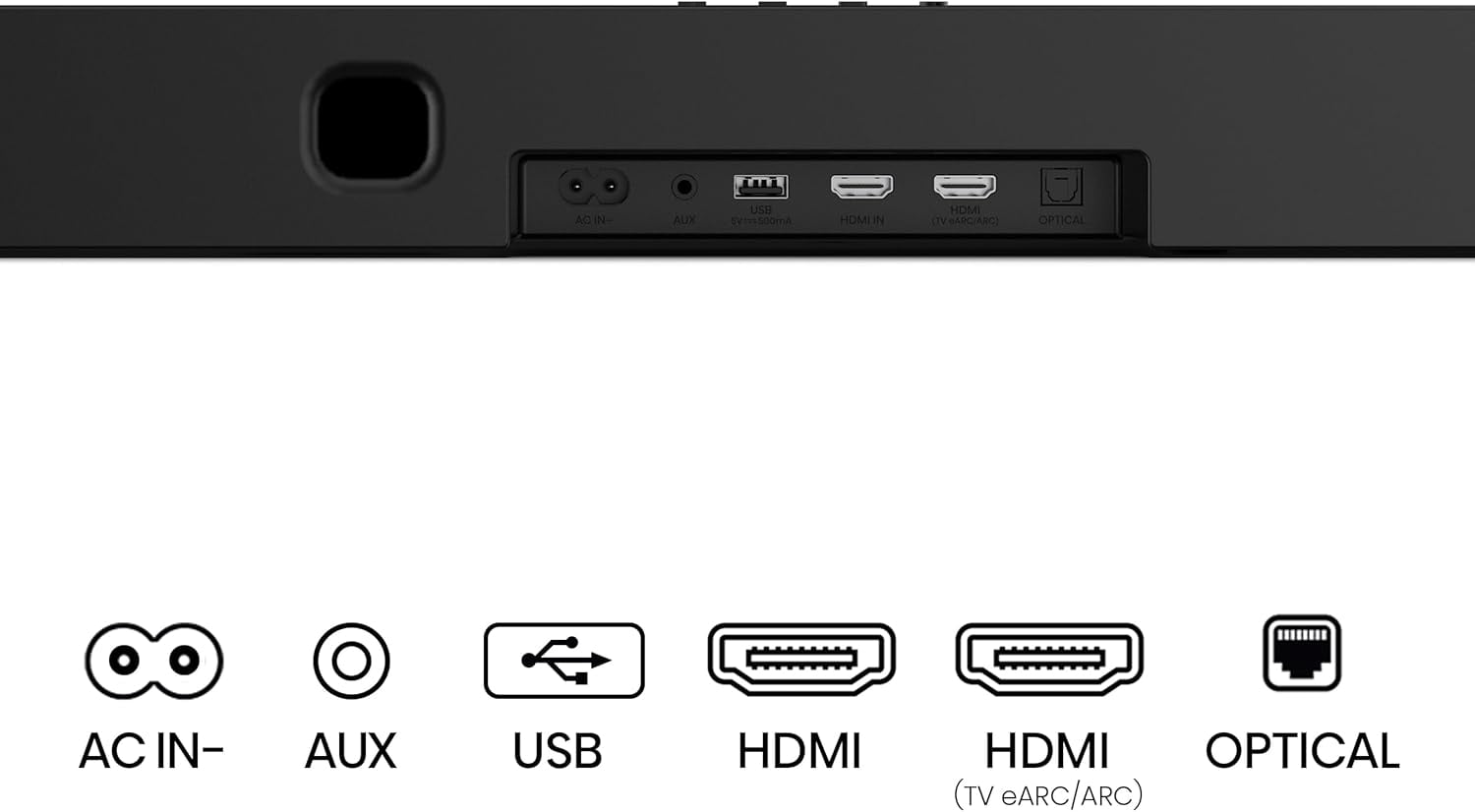 Hisense AX5140Q 5.1.4Ch Sound Bar with Wireless Subwoofer, Dolby Atmos, DTS:X, Bluetooth 5.3, Roku TV Ready, HDMI/AUX/ARC/Optical/USB, EzPlay, 7 EQ Modes (B Grade)