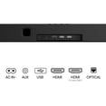 thumbnail image 4 of Restored Hisense AX5140Q 5.1.4Ch Sound Bar with Wireless Subwoofer, Dolby Atmos, DTS:X, Bluetooth 5.3, Roku TV Ready, HDMI/AUX/ARC/Optical/USB, EzPlay, 7 EQ Modes (B Grade), 4 of 13