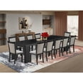 thumbnail image 3 of Luxe by East West Furniture 13-piece Dining Room Table Set a Rectangular Dining Table, 3 of 3