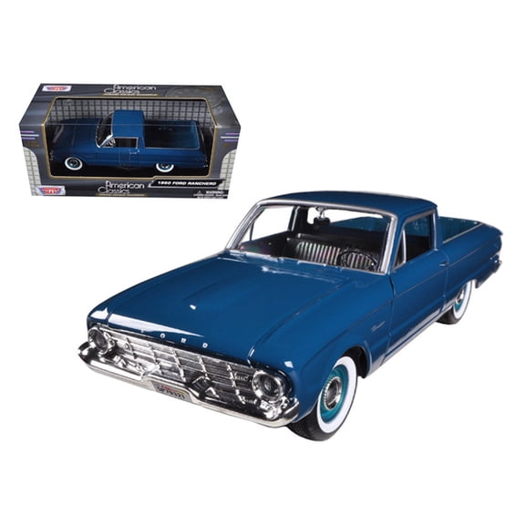 1960 Ford Falcon Ranchero Pickup Blue 1/24 Diecast Model Car by Motormax