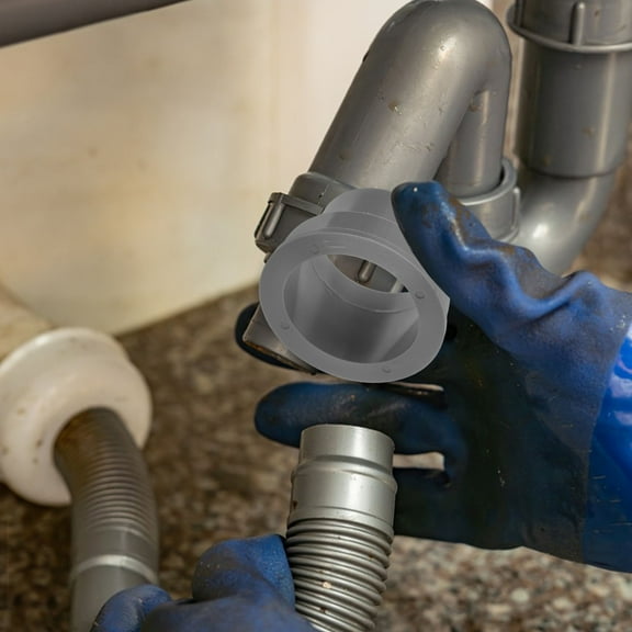 Niceauty dishwasher drain hose adapter Kitchen Sink Drain Pipe Adapter Light Grey Versatile Design DIY Users 1Pcs