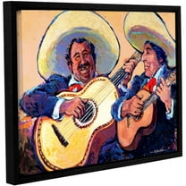 ArtWall Rick Kersten "Mariachi De Cabo" Gallery-wrapped Floater-framed Canvas
