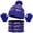 Blue, variant on TBWNWG Winter Knitted Scarf Hat Set for Kids Neck Warmer Thermal Touchscreen Mittens Cold Weather,One Size