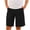 #0214-Black, variant on Boys Girls Capri Leggings 3/4 Length Pants Casual Pants Split Hem Pants Washed Wrinkled Pants With Double Pockets Elastic Waist Summer Wear 5-15Y