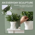thumbnail image 3 of Unique Bargains Modern Ceramic Large Opening Flower Vase Yabai 5.6"L x 4.2"W x 6.2"H, 3 of 6