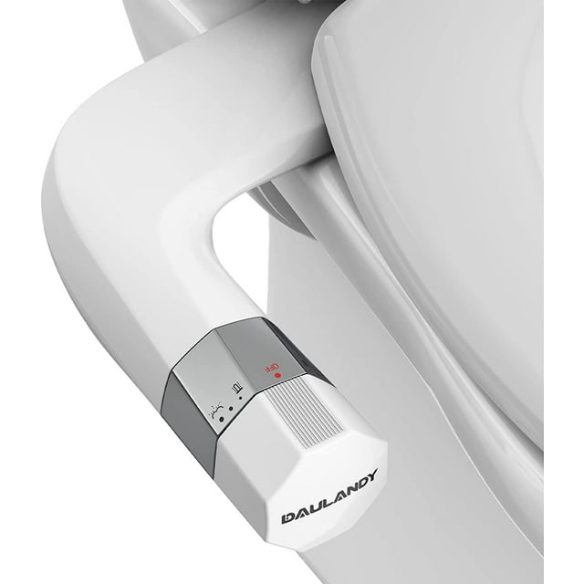 Bidet Toilet Seat Nonelectric with Dual SelfCleaning Nozzles