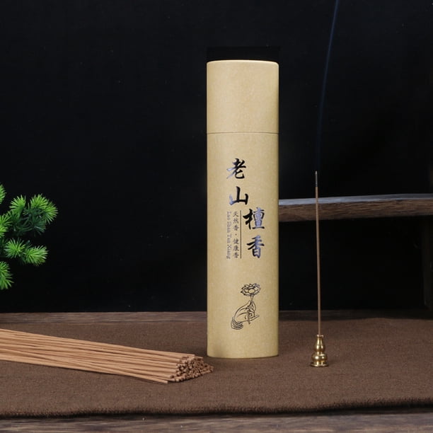 Xiao Hua Incienso (400 unidades) sin carbón, totalmente natural y no tóxico, para meditación y alivio del estrés, sándalo antiguo.