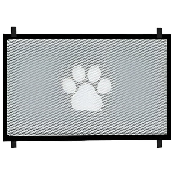 LAMIRO Retractable Stair Gate Extends to 43.31" Wide for Baby,Extendable Baby Barrier Gate,No Drilling Dog Playpen Portable Pet Fence for Stairs,Bedroom Doors and Corridors Suitable for Pets