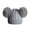 Grey, variant on NOEGOEU Toddler Baby Beanie Warm Knit Winter Hats for Kids Newborn Hats with Pom Pom for 1-6Y (Beige,One Size)