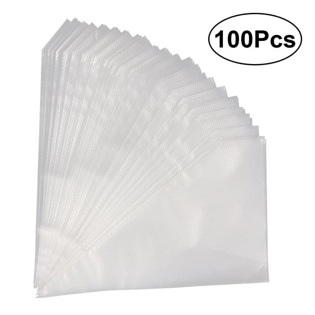 EeaseMX 100 bolsas desechables de PE para decorar pasteles, crema, glaseado, decoración DIY, bolsas de repostería