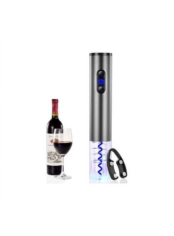 YouYeap Electric Wine Opener With Stainless Steel Spring and Teflon Drill for Home Use(Gray)