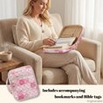 thumbnail image 5 of HELLHERO Striped Square Patchwork Design Quilted Bible Cover for Daily Life, Polyester Bible Cover Case with Washable Zippered Pocket Quilted Bible Covers, 5 of 9