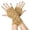 Gold, variant on Gloves for Men Figure Half Finger Short Wrist Guard Fingerless