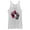 White Heather, variant on Women's Fortnite Spray Can Graffiti  Racerback Tank Top Black Heather Small